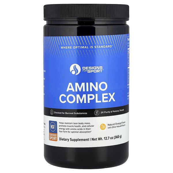 Designs For Health, Amino Complex, Natural Orange , 12.7 oz (360 g)