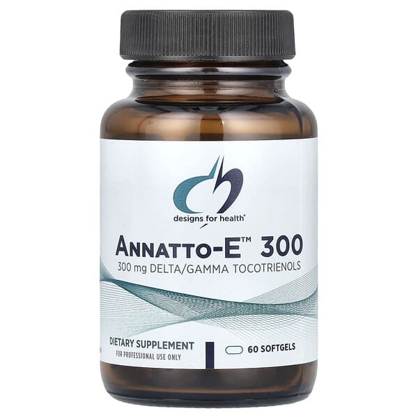 Designs For Health, Annatto-E™ 300, 300 mg, 60 Softgels