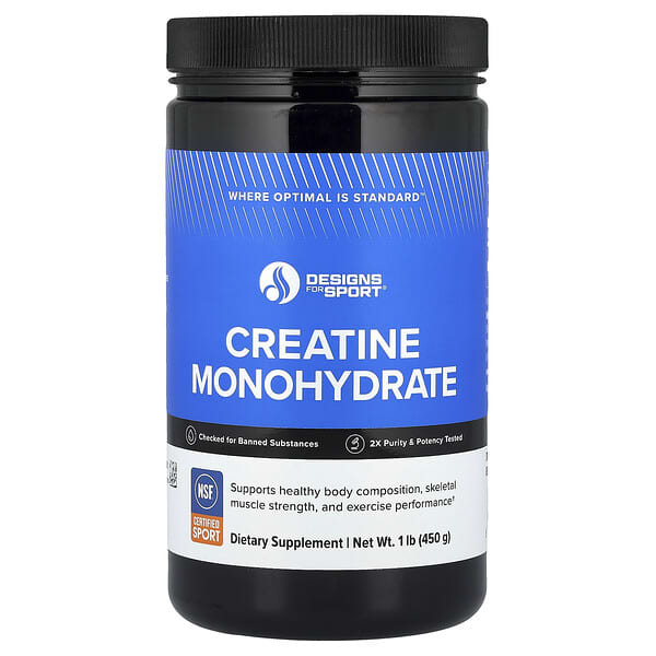 Designs For Health, Designs for Sport®, Creatine Monohydrate, 1 lb (450 g)