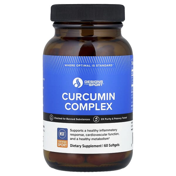 Designs For Health, Designs For Sport®, Curcumin Complex, 60 Softgels (400 mg  per Softgel)