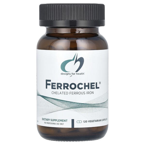 Designs For Health, Ferrochel®, 120 Vegetarian Capsules (27 mg per Capsule)