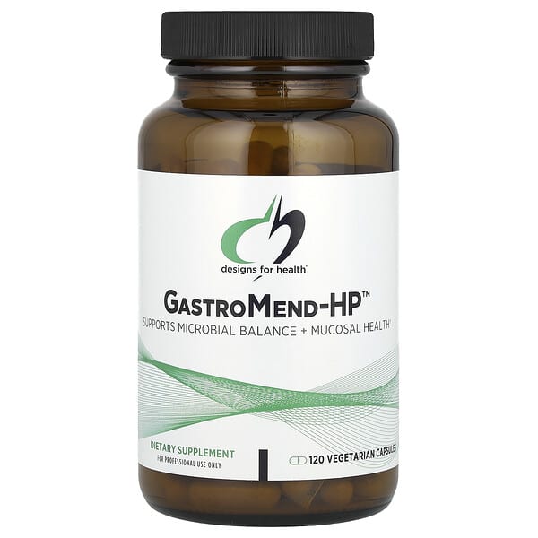 Designs For Health, GastroMend-HP™, 120 Vegetarian Capsules