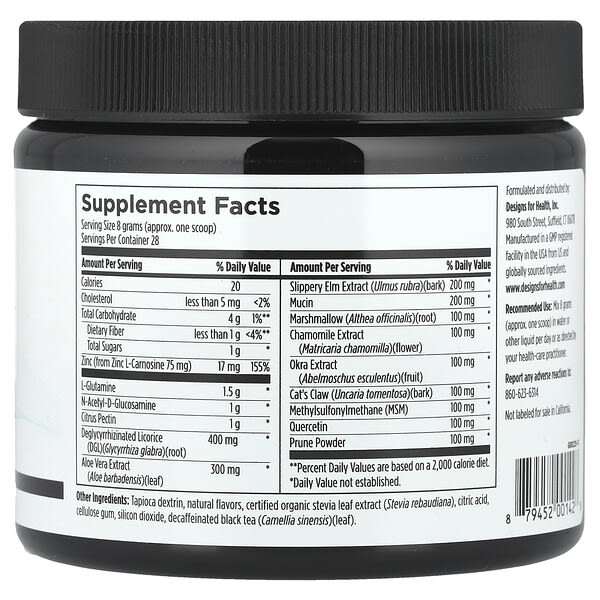 Alternative view of Designs For Health, GI Revive®, Peach, 8 oz (225 g)