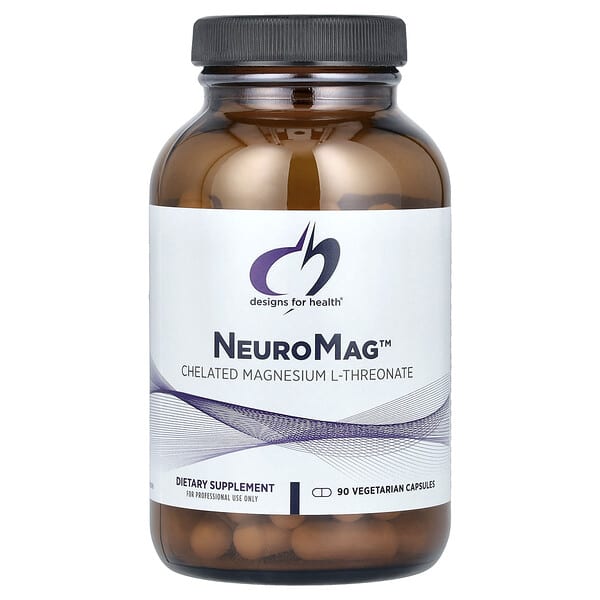 Designs For Health, NeuroMag™, 90 Vegetarian Capsules (48.3 mg per Capsule)