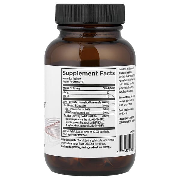 Alternative view of Designs For Health, SPM Supreme™, 60 Softgels