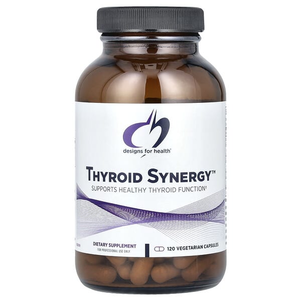 Designs For Health, Thyroid Synergy™, 120 Vegetarian Capsules
