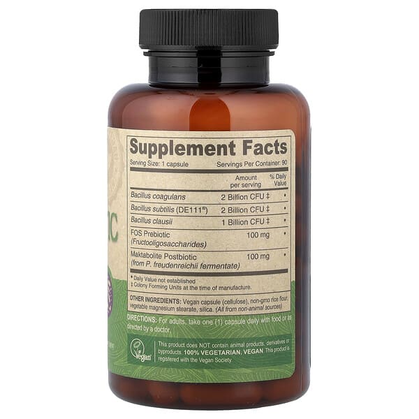 Alternative view of Deva, 3-in-1 Vegan Probiotic, 5 Billion CFU, 90 Vegan Caps