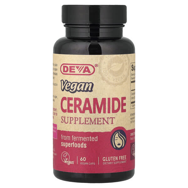 Deva, Vegan Ceramide Supplement, 60 Vegan Caps