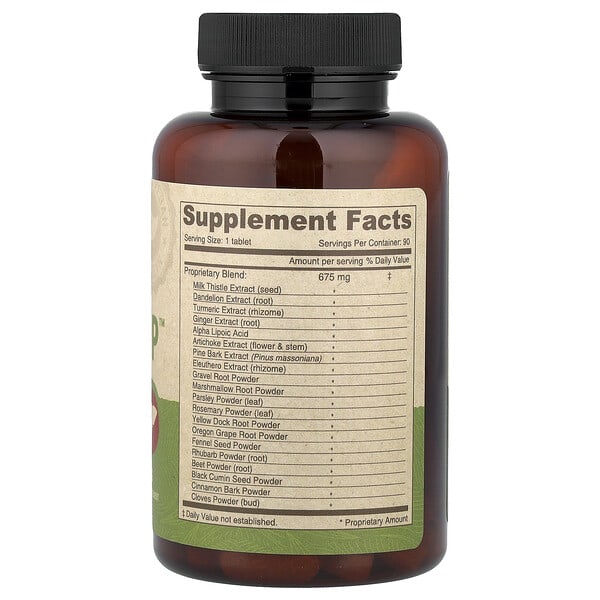 Alternative view of Deva, Vegan Liversup™, 675 mg, 90 Tablets