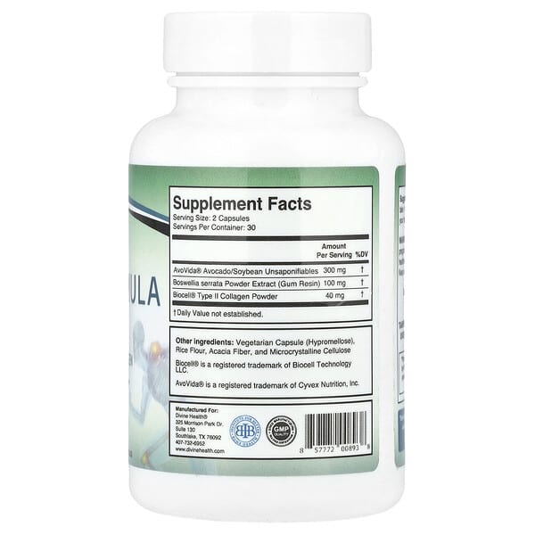 Alternative view of Divine Health, Dr. Colbert M.D. Joint Formula, 60 Capsules