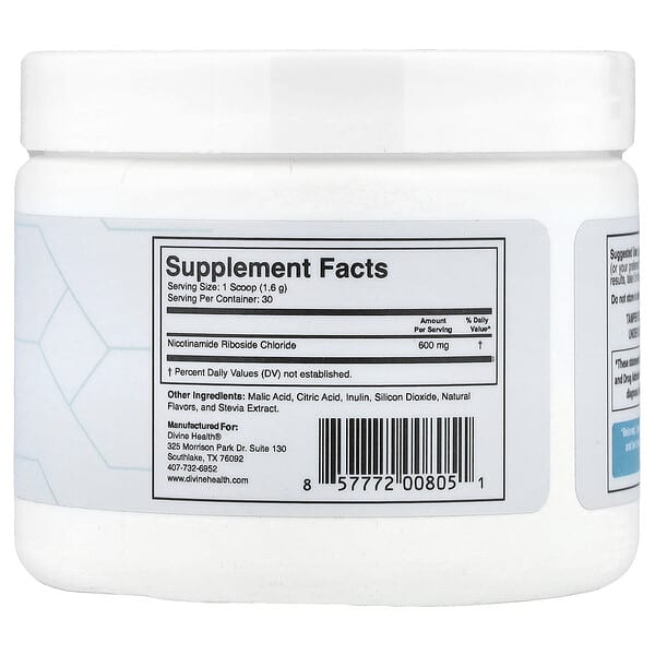 Alternative view of Divine Health, Dr. Colbert M.D., NAD+, Lemon Lime , 1.69 oz (48 g)