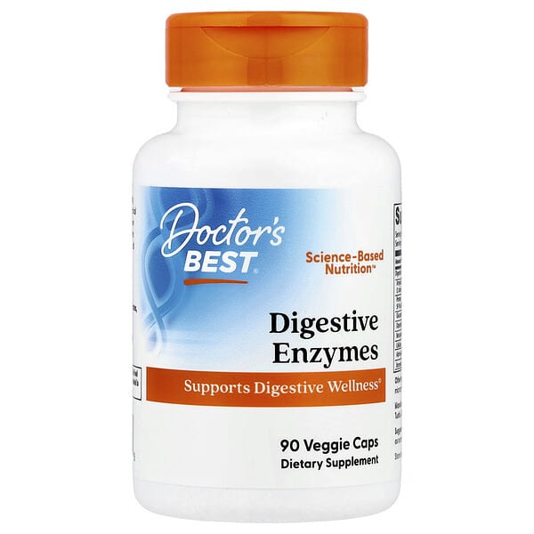 Doctor's Best, Digestive Enzymes, 90 Veggie Caps