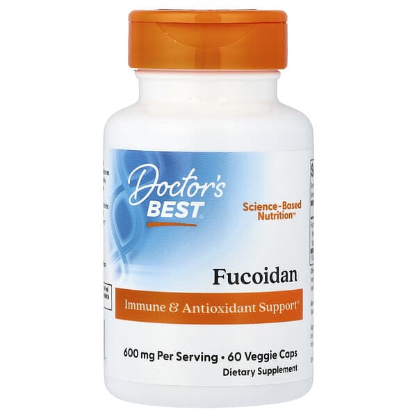 Doctor's Best, Fucoidan, 60 Veggie Caps (300 mg Per capsule)