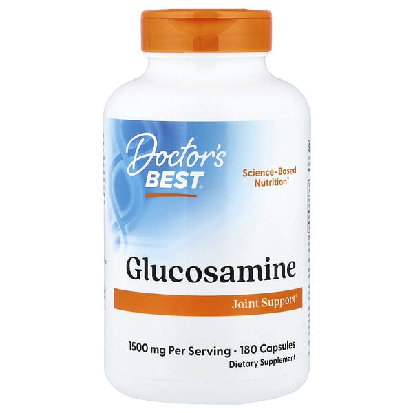 Doctor's Best, Glucosamine, 180 Capsules (750 mg per Capsule)