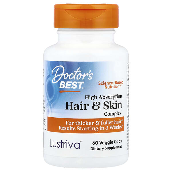 Doctor's Best, Hair & Skin Complex, 60 Veggie Caps
