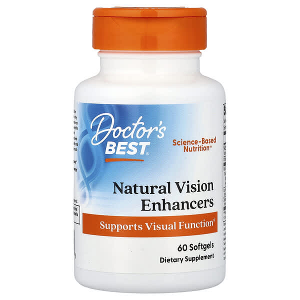 Doctor's Best, Natural Vision Enhancers, 60 Softgels