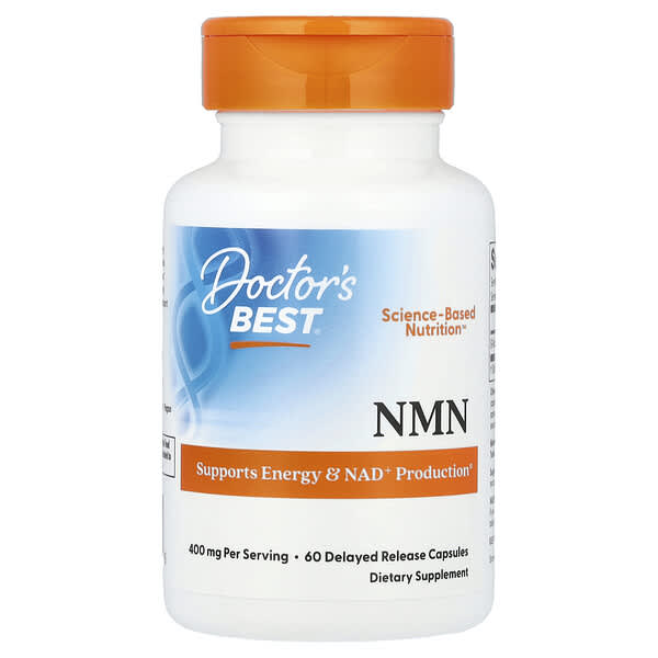 Doctor's Best, NMN, 60 Delayed Release Capsules (200 mg per Capsule) 2 Doctor's Best, NMN, 60 Delayed Release Capsules (200 mg per Capsule)