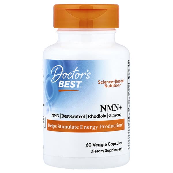 Doctor's Best, NMN+, 60 Veggie Capsules