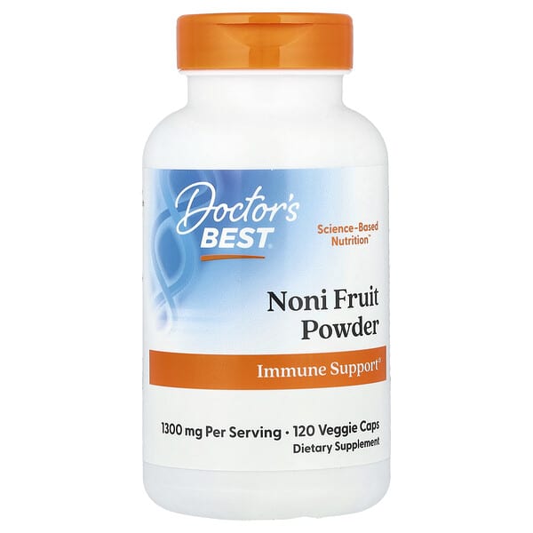 Doctor's Best, Noni Fruit Powder, 120 Veggie Caps (650 mg per Capsule) 5 Doctor's Best, Noni Fruit Powder, 120 Veggie Caps (650 mg per Capsule)