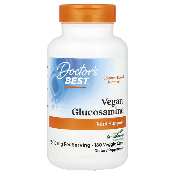Doctor's Best, Vegan Glucosamine, 180 Veggie Caps