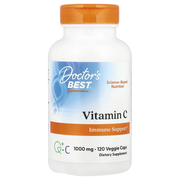 Doctor's Best, Vitamin C , 1,000 mg, 120 Veggie Caps