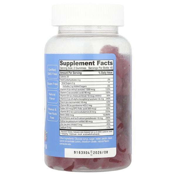 Alternative view of Doctor's Finest, Teen Multivitamin+ Gummies, Raspberry, 90 Gummies