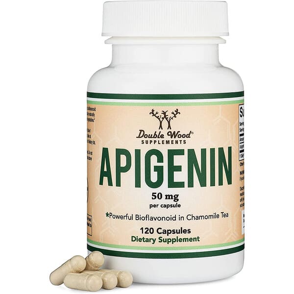 Double Wood Supplements, Apigenin, 50 mg, 120 Capsules