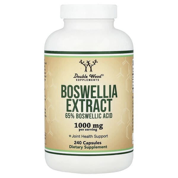 Double Wood Supplements, Boswellia Extract, 240 Capsules (500 mg per Capsule) 4 Double Wood Supplements, Boswellia Extract, 240 Capsules (500 mg per Capsule)