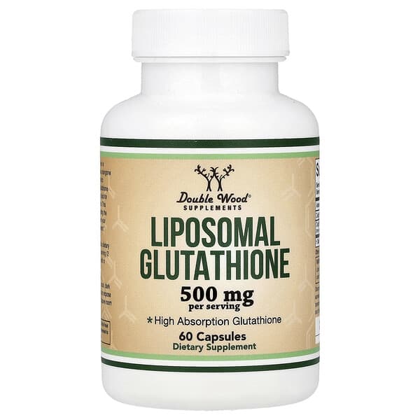 Double Wood Supplements, Liposomal Glutathione, 60 Capsules