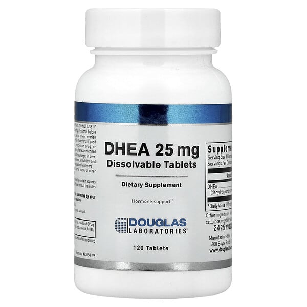 Douglas Laboratories, DHEA, 25 mg, 120 Tablets