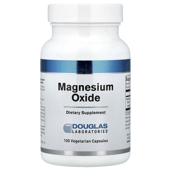 Douglas Laboratories, Magnesium Oxide, 100 Vegetarian Capsules (300 mg per Capsule)