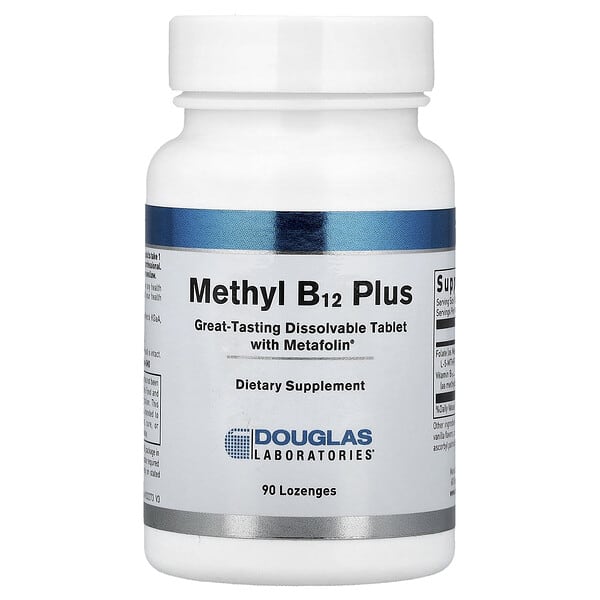 Douglas Laboratories, Methyl B12 Plus, 90 Lozenges