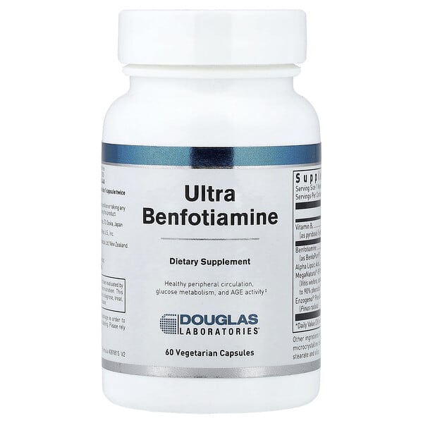 Douglas Laboratories, Ultra Benfotiamine, 60 Vegetarian Capsules