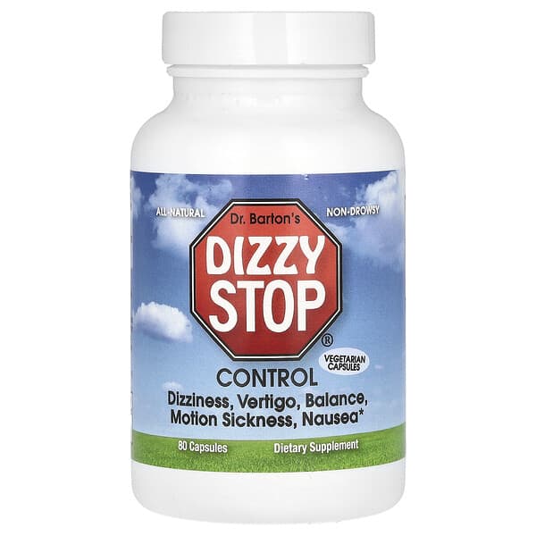 Dr. Barton's, Dizzy Stop Control, 80 Capsules