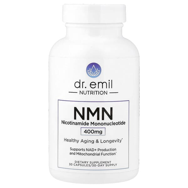 Dr. Emil Nutrition, NMN, 400 mg, 30 Capsules 4 Dr. Emil Nutrition, NMN, 400 mg, 30 Capsules