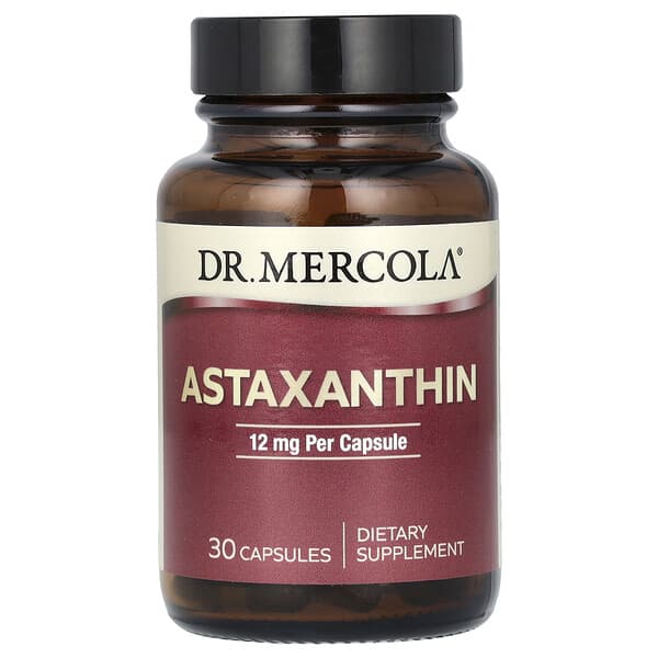 Dr. Mercola, Astaxanthin, 12 mg, 30 Capsules 2 Dr. Mercola, Astaxanthin, 12 mg, 30 Capsules