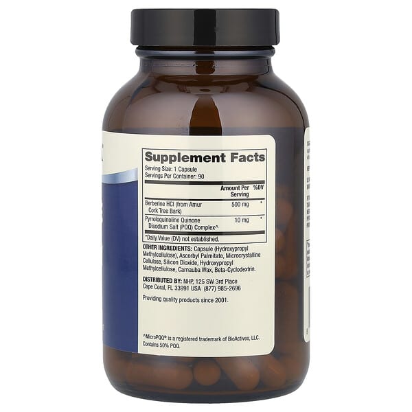 Dr. Mercola, Berberine and MicroPQQ® Advanced, 90 Capsules 2 Dr. Mercola, Berberine and MicroPQQ® Advanced, 90 Capsules - Ảnh 2
