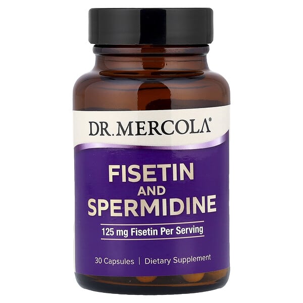 Dr. Mercola, Fisetin and Spermidine, 30 Capsules