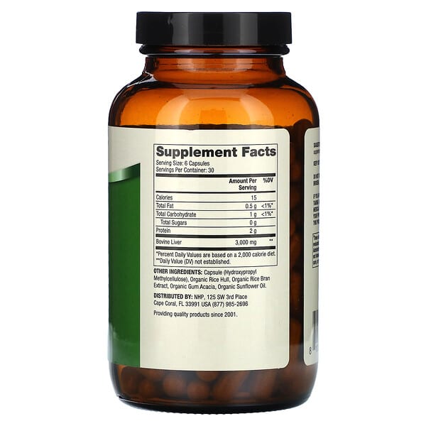 Alternative view of Dr. Mercola, Grass Fed Beef Liver, 180 Capsules (500 mg per Capsule)