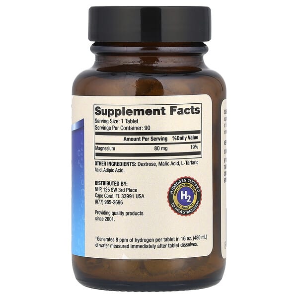 Alternative view of Dr. Mercola, H2 Molecular Hydrogen, 90 Tablets (80 mg per Tablet)