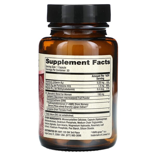 Alternative view of Dr. Mercola, Lignans with Lycopene, 30 Capsules