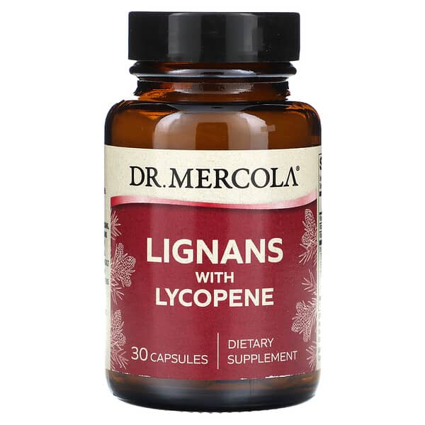 Dr. Mercola, Lignans with Lycopene, 30 Capsules 4 Dr. Mercola, Lignans with Lycopene, 30 Capsules