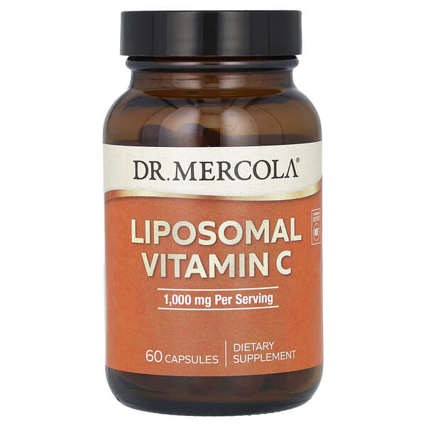 Dr. Mercola, Liposomal Vitamin C, 60 Capsules (500 mg per Capsule)