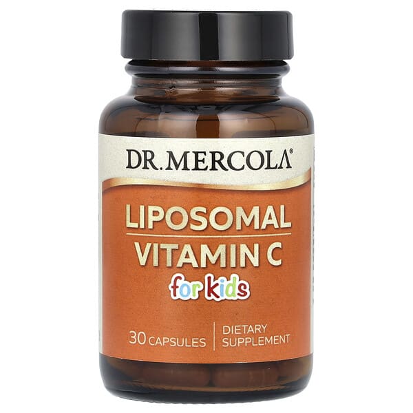 Dr. Mercola, Liposomal Vitamin C for Kids, 30 Capsules (125 mg per Capsule)