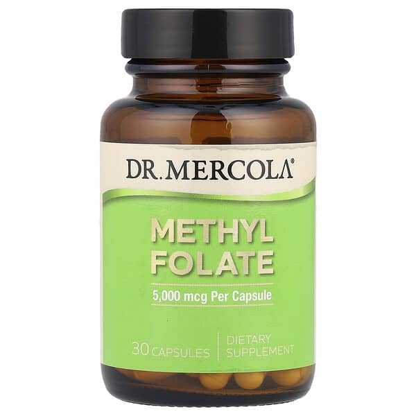 Dr. Mercola, Methyl Folate, 5,000 mcg, 30 Capsules