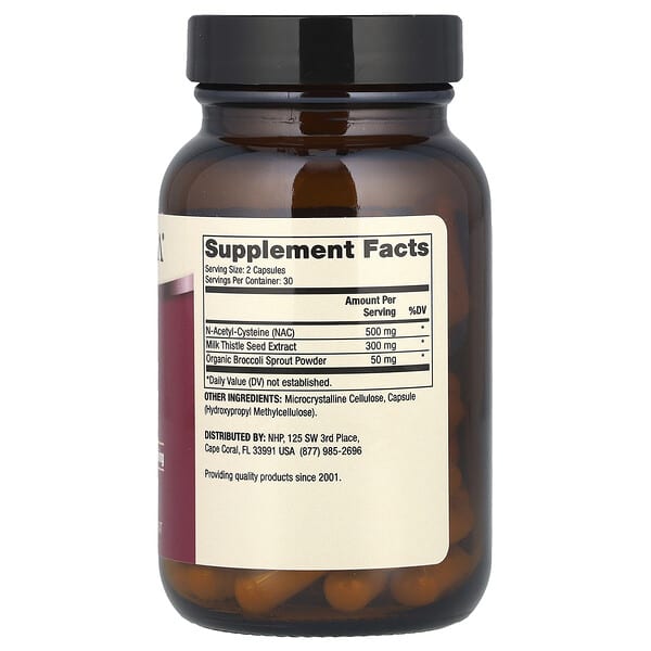 Alternative view of Dr. Mercola, NAC with Milk Thistle, 60 Capsules