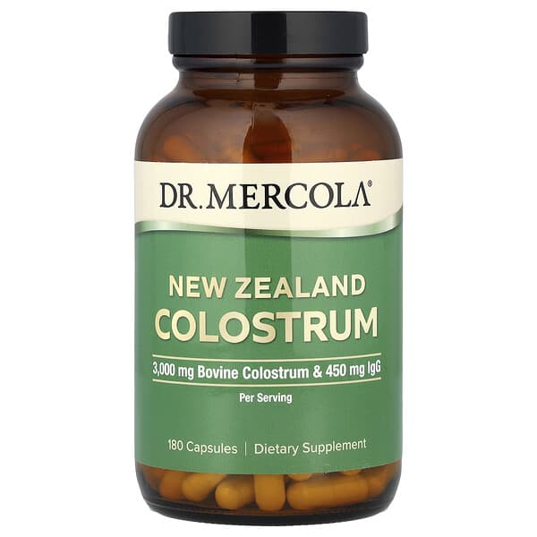 Dr. Mercola, New Zealand Colostrum, 180 Capsules