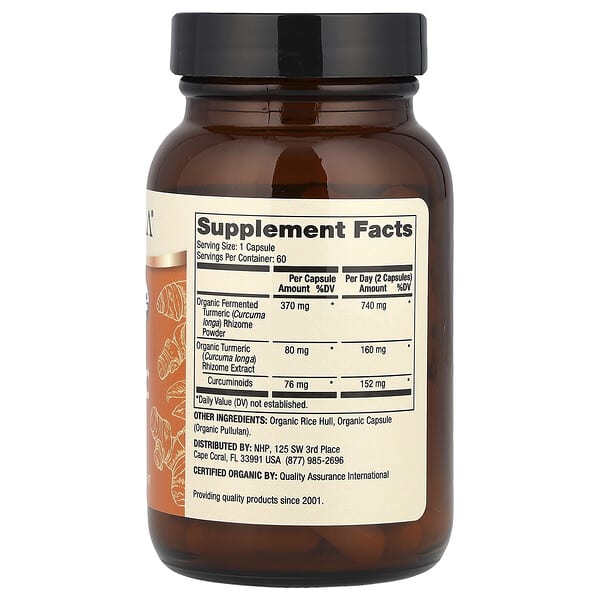 Alternative view of Dr. Mercola, Organic Fermented Turmeric, 60 Capsules