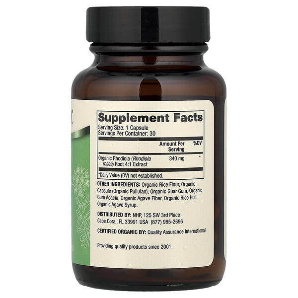 Alternative view of Dr. Mercola, Organic Rhodiola Extract, 30 Capsules (340 mg per Capsule)