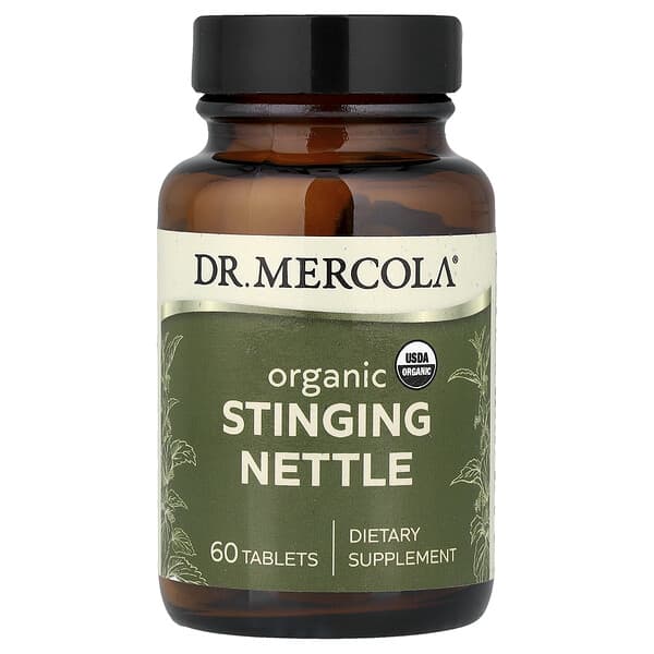 Dr. Mercola, Organic Stinging Nettle, 60 Tablets (500 mg per Tablet)